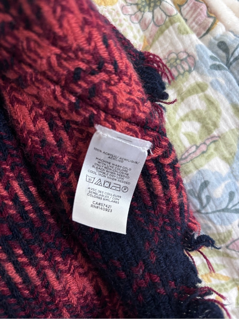 Loft Plaid Shawl - Picture 5 of 5